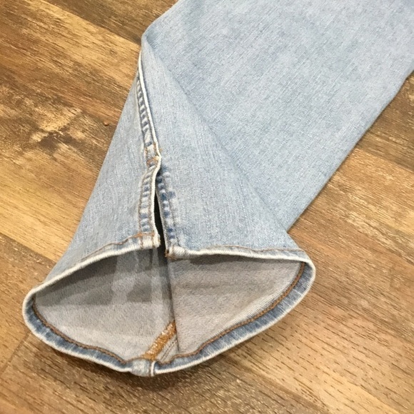 J. Crew Vintage Straight Leg With Slit Hem Size 31T - Picture 3 of 6